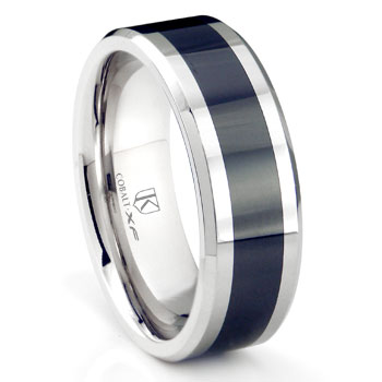 Tungsten on sale cobalt rings