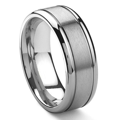 GRIFFIS Tungsten Carbide Wedding Band Ring