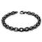 Black Tungsten Carbide 7MM Oval Link Bracelet