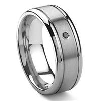 Mens Tungsten Rings & Wedding Bands - 3 - Titanium Kay