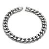 Italian Cut Men's Titanium 10MM Curb Link Bracelet