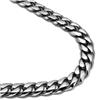 Italian Cut Titanium 10MM Curb Necklace Chain