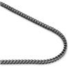 Gunmetal Grey Titanium 4MM Franco Link Necklace Chain